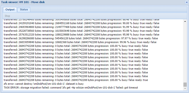 Proxmox move Disk Screenshot2